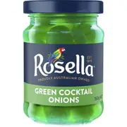 Rosella Green Cocktail Onions 150g