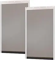 Landical 2 Pcs Dog Door Replacement Flap Compatible with Petsafe Freedom Dog and Cat Doors Pac11-11039 Medium 12 7/8 x 8 1/8 Inch Replacement Flaps Flexible Doggy Door Flap with Magnetic Closure
