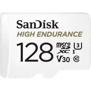 SanDisk 128GB High Endurance microSDXC Card SQQNR 128G UHS I C10 U3 V30 100MB/s R 40MB/s W SD adaptor
