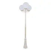 Siena Post 3 Lights H2350mm W300mm Beige Aluminium - 15632