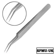 Curved tweezers - Eyelash extension Beauty precision application Stainless steel