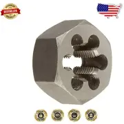 8 Pitch 2-1/4" Carbon Steel Hex Die - Versatile Threading Tool for Professionals