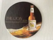 1 x SINGHA Brewery,," The Lion " BEER Coaster round