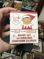 Elf on the Shelf Magnetic Christmas Countdown Calendar 2.5x3 Flipbook 10 Magnets