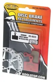 Kool Stop KS-D625 Disc Brake Resin Pads fits Shimano Direct Mount Road Calipers