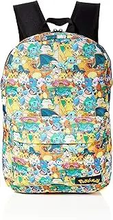 [Bioworld] BIO-BP060805POK Pokemon All-over Characters Print Backpack Casual Daypack, Multicolour, 45 cm, 15 Litres