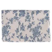 Cotton Table Cloth Circle/Square Cotton Linen Blue Printed Tablecloth Office