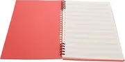 TOYANDONA Music Composition Book for Boys and Girls Professional Learning Loose Leaf Paper Stave Notebook DIY Sheet Music Books Vintage Look