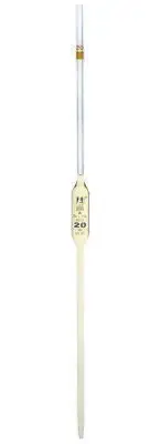 Eisco Labs 20ml Volumetric Pipette, Class A - Borosilicate Glass