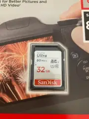 SanDisk Ultra Class10 UHS-I SD 32GB 80MB/s SDHC Memory Card