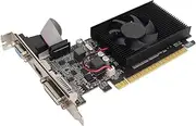 GT610 1GB Desktop Graphic Card, GT610 1GB DDR3 64 Bit Gaming Video Card, PCI Express X16 2.0 Bus Interface, HD Multimedia Interface, DVI, VGA Interface with Cooling Fan