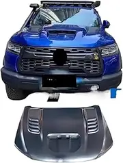 hood scoops for cars， Undercoat Engine Cover Compatible For Great Wall Cannon POER Modified Hood Scoop Bonnet Hood Body Kit Car Accessories(Car model 3)