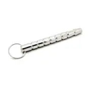 The Real Deal Penis Plug, Surgical Steel 6.5" Hollow Male Urethral Plug