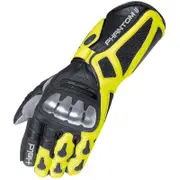 Held Phantom II Motorcycle Gloves, black-yellow, Size M for Men Black Yellow