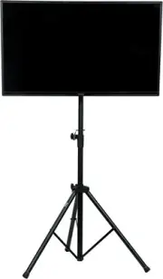 Adjustable TV Floor Stand Tripod Mount For 48" Screens Universal VESA Compatible