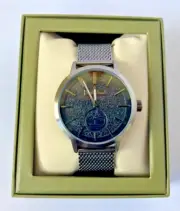 Timberland Black Dial Men's Mesh Bracelet Analog Quartz Watch MSRP $119