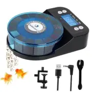 Automatic Fish Feeder for Aquarium - 2024 Upgraded Rechargeable and Precision