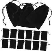GREENADSCAPE 25pcs Drawstring Jewelry Storage Bags Reusable Pouch for Rings Earrings Necklaces Versatile Multi Purpose Drawstring Pouches for Party Treats