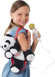 Singing Machine Portable Karaoke Machine for Kids, Plush Toy Backpack