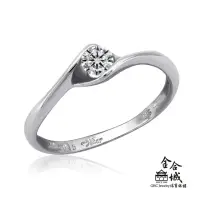 在飛比找momo購物網優惠-【金合城】玫瑰 鑽石戒指 0.15克拉 VS2(鑽石婚戒/鑽