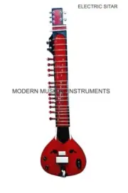 High Quality Musical String Instrument Electric Travel Tun Wood Sitar With Bag