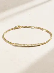[David Yurman] David Yurman - Petite Pavé 18-karat Gold Diamond Bracelet - One size One size Gold