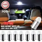 AU BA9S BAYONET WHITE LED LIGHT BULB SMD 2835 PARKER CAR GLOBE INTERIOR LED 12V