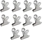 Yuuloo 10pcs Nail Pinching Clip Metal Nail Extension Clip Nail Art Tool Accessories For Fiberglass Fixation Sturdy & Wear-Resistant, Not Deformed, & Durable.