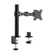 Brateck LDT33-C012 Single Monitor Affordable Steel Articulating Monitor Arm Fit Most 17-32"