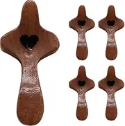 Wooden Pocket Fidget | Handheld Wood Small Gadgets - 5X Christian Easter Clinging Praying Fidget for Yourself Family Friends