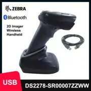 Zebra DS2278-SR00007ZZWW Wireless 1D/2D Bluetooth USB Barcode Scanner w/ Cradle