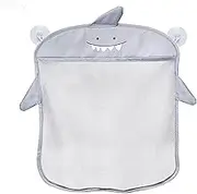 Compartment Large Bath Toy Organizer for Tub, Capacity Upgrade Bath Toy Storage and Holder, Bathtub Toy Holder for Easy Access and Sorting of Toys. (Grey)