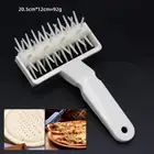 Baking Tool DIY Plastic For Pizza Pie Pastry Bread Dough Hole Puncher Roller