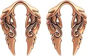 [LADEMAYH] Wings Ear Hanger Weights 9/16"(14mm) or Larger Heavy for Stretched Ears Gauges - Stainless Steel Ear Hanger Gauges Stretching Kit