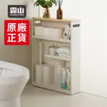 【日本霜山】浴室廁所用多層式隙縫置物架(附輪)