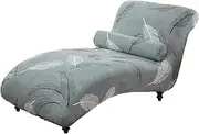 mmcrz Chaise Lounge Cover - Stretch Chaise Chair Covers - Armless Indoor Slipcover for Living Room & Bedroom, Machine Washable (B16)