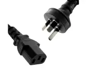 8Ware 2m AU Power Cable Male Wall 240V PC to Female Power Socket for Notebook/AC