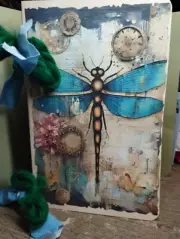 Dragonfly Junk Journal Scrapbook USA Seller