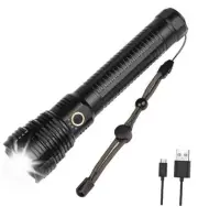 LED Flashlights High Lumens Rechargeable, 200000 Lumen Powerful flashlight-5