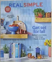 Real Simple Magazine September 2024 Get Set for Fall Breakfast Recipes Brand New