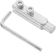 Angoily 1 Set Angle Valve Extractor Thread Extractor Bolt Extraction Tool Broken Removal Easy Out Bolt Extractor Kit Plumbing Tools Broken Valve Extractor Tool Silver Metal