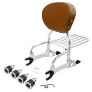 Backrest Sissy Bar Luggage Rack &Spools Kit Fit For Indian Chieftain Springfield