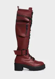 [Current Mood] Oxblood Obsidian Pocket Combat Boots
