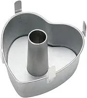 Tiger Crown WSH09313 Ulster Safety Chiffon Cake Heart Shaped Bottom 6.7 inches (17 cm) No. 1313 Steel Aluminum Plating (Ulster) Japan