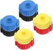 Abaodam 8pcs Quick Release Cymbal Nuts Set Durable Plastic Percussion Replacement Nuts for Drums Reliable Fixation Effortless Installation for Live Performances and Studio Sessions