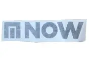 Now Snowboard Bindings Die Cut Sticker Decal New 3.5” X 16.5” Black