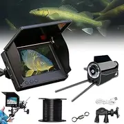 Colitt Underwater Fishing Camera, 4.3 Inch LCD Screen HD Ice Fishing Camera with 220° Wide View, Night Vision Portable Fish Finder, IP68 Waterproof, for Ice Lake and River (50m)