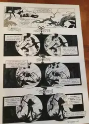 MIKE HOFFMAN original published art, TIGRESS #1 pg #10, Budd Root of Cavewoman