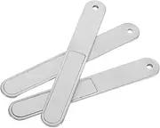 3pcs Nail File Nail Cleaner Tool Nails Files Nail Tools for Women Nail Manicure Tools Fingernail Cleaner Nail Supplies Nail Filler Nail Trimming Tools Stainless Steel Silver