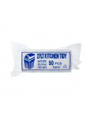 27L White Kitchen Tidy Bin Liner Roll (1000 bags)